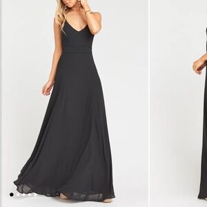 Show Me Your Mumu Full length black dress- XS